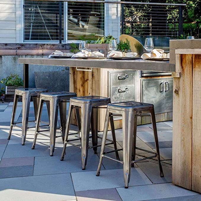 metal bar stools