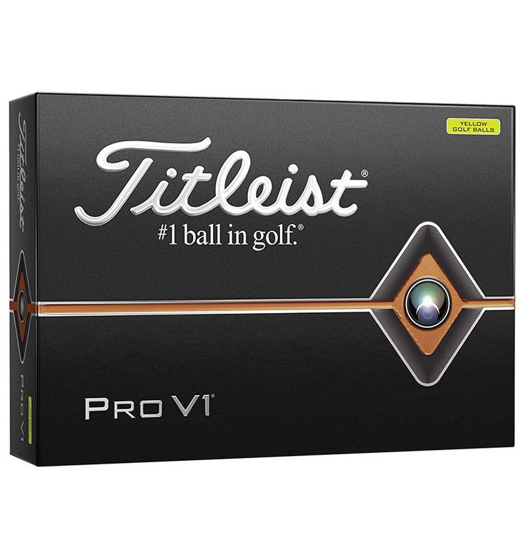 Titleist Pro V1 Golf Balls - Yellow
